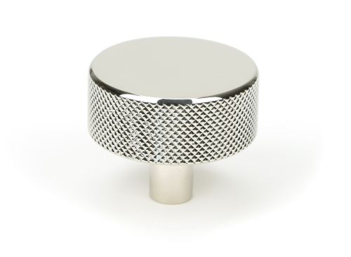 Click Here To Enlarge This Photo Of 47146 From the Anvil Polished Nickel Brompton Cabinet Knob - 38mm &lpar;No rose&rpar;
