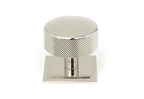 Click Here To Enlarge This Photo Of 47148 From the Anvil Polished Nickel Brompton Cabinet Knob - 38mm &lpar;Square&rpar;
