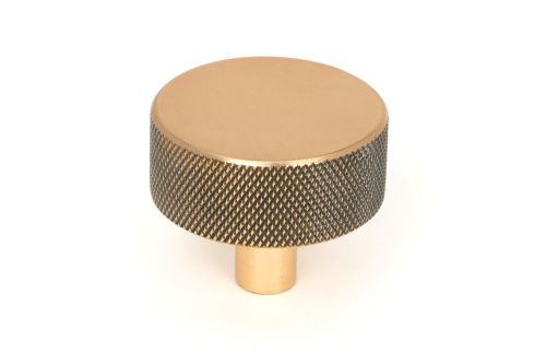 Click Here To Enlarge This Photo Of 47154 From the Anvil Polished Bronze Brompton Cabinet Knob - 38mm &lpar;No rose&rpar;