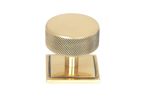 Click Here To Enlarge This Photo Of 47156 From the Anvil Polished Bronze Brompton Cabinet Knob - 38mm &lpar;Square&rpar;