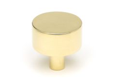 50296 From the Anvil Polished Brass Kelso Cabinet Knob - 32mm &lpar;No Rose&rpar;