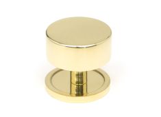 50298 From the Anvil Polished Brass Kelso Cabinet Knob - 38mm &lpar;Plain&rpar;