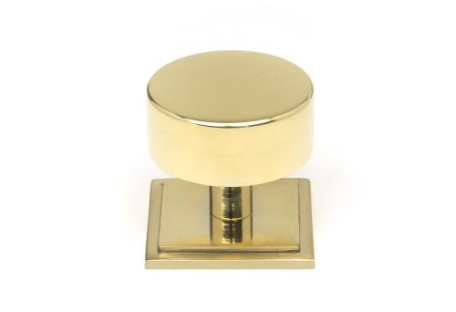 Click Here To Enlarge This Photo Of 50300 From the Anvil Polished Brass Kelso Cabinet Knob - 38mm &lpar;Square&rpar;
