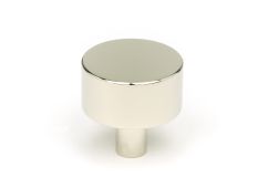 50317 From the Anvil Polished Nickel Kelso Cabinet Knob - 32mm &lpar;No Rose&rpar;