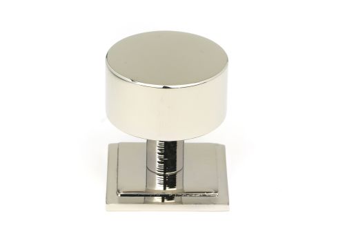 Click Here To Enlarge This Photo Of 50318 From the Anvil Polished Nickel Kelso Cabinet Knob - 32mm &lpar;Square&rpar;