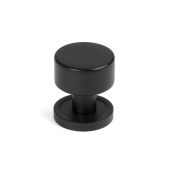 50337 From the Anvil Matt Black Kelso Cabinet Knob - 25mm &lpar;Plain&rpar;