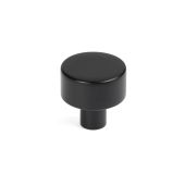 50338 From the Anvil Matt Black Kelso Cabinet Knob - 25mm &lpar;No rose&rpar;