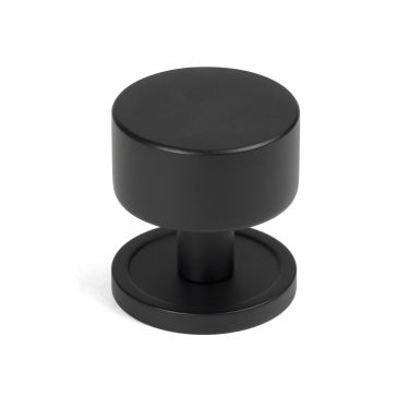 Click Here To Enlarge This Photo Of 50340 From the Anvil Matt Black Kelso Cabinet Knob - 32mm &lpar;Plain&rpar;