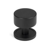 50340 From the Anvil Matt Black Kelso Cabinet Knob - 32mm &lpar;Plain&rpar;