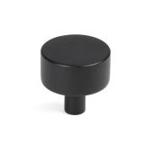 50341 From the Anvil Matt Black Kelso Cabinet Knob - 32mm &lpar;No rose&rpar;