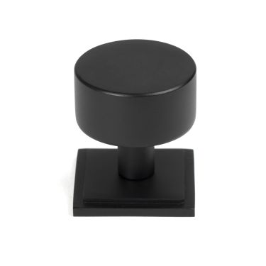 Click Here To Enlarge This Photo Of 50342 From the Anvil Matt Black Kelso Cabinet Knob - 32mm &lpar;Square&rpar;