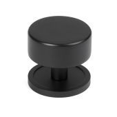 50343 From the Anvil Matt Black Kelso Cabinet Knob - 38mm &lpar;Plain&rpar;