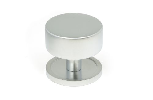 Click Here To Enlarge This Photo Of 50355 From the Anvil Satin Chrome Kelso Cabinet Knob - 38mm &lpar;Plain&rpar;