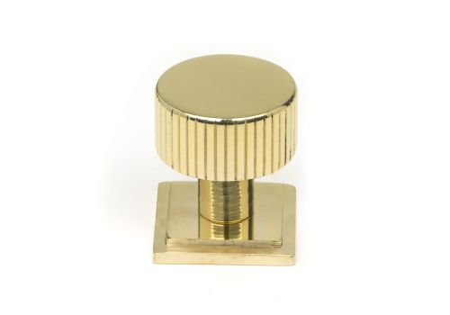 Click Here To Enlarge This Photo Of 50363 From the Anvil Polished Brass Judd Cabinet Knob - 25mm &lpar;Square&rpar;