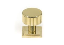 50363 From the Anvil Polished Brass Judd Cabinet Knob - 25mm &lpar;Square&rpar;