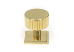 50366 From the Anvil Polished Brass Judd Cabinet Knob - 32mm &lpar;Square&rpar;
