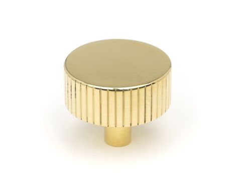 Click Here To Enlarge This Photo Of 50368 From the Anvil Polished Brass Judd Cabinet Knob - 38mm &lpar;No Rose&rpar;