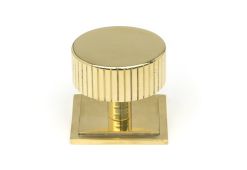 50369 From the Anvil Polished Brass Judd Cabinet Knob - 38mm &lpar;Square&rpar;