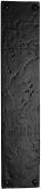 TC430 M&period;Marcus The Tudor Collection Fingerplate 300x65mm Black Iron