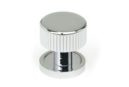 50376 From the Anvil Polished Chrome Judd Cabinet Knob - 25mm &lpar;Plain&rpar;