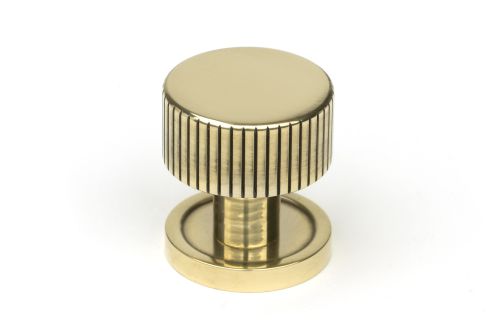 Click Here To Enlarge This Photo Of 50377 From the Anvil Aged Brass Judd Cabinet Knob - 25mm &lpar;Plain&rpar;