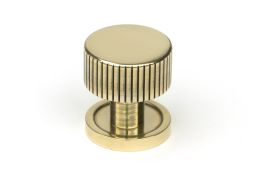 50377 From the Anvil Aged Brass Judd Cabinet Knob - 25mm &lpar;Plain&rpar;