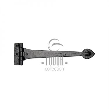 Click Here To Enlarge This Photo Of TC450 305 M&period;Marcus The Tudor Collection Strap Hinge 12" Black Iron