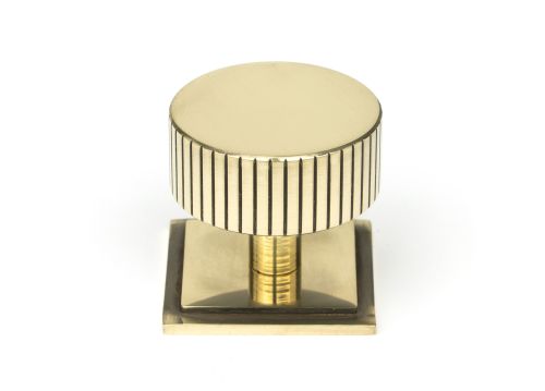 Click Here To Enlarge This Photo Of 50385 From the Anvil Aged Brass Judd Cabinet Knob - 38mm &lpar;Square&rpar;