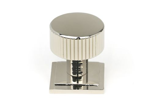 Click Here To Enlarge This Photo Of 50389 From the Anvil Polished Nickel Judd Cabinet Knob - 25mm &lpar;Plain&rpar;