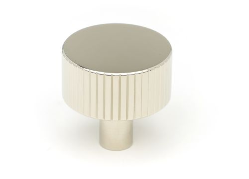 Click Here To Enlarge This Photo Of 50393 From the Anvil Polished Nickel Judd Cabinet Knob - 32mm &lpar;No rose&rpar;