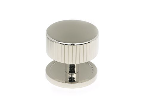 Click Here To Enlarge This Photo Of 50395 From the Anvil Polished Nickel Judd Cabinet Knob - 38mm &lpar;Plain&rpar;