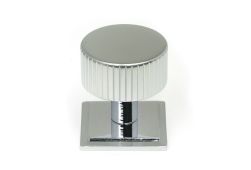 50405 From the Anvil Polished Chrome Judd Cabinet Knob - 32mm &lpar;Square&rpar;