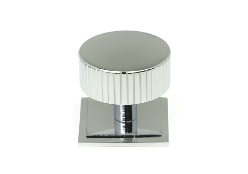 Click Here To Enlarge This Photo Of 50408 From the Anvil Polished Chrome Judd Cabinet Knob - 38mm &lpar;Square&rpar;