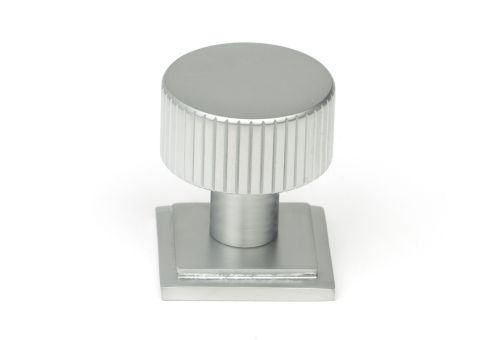 Click Here To Enlarge This Photo Of 50414 From the Anvil Satin Chrome Judd Cabinet Knob - 25mm &lpar;Square&rpar;