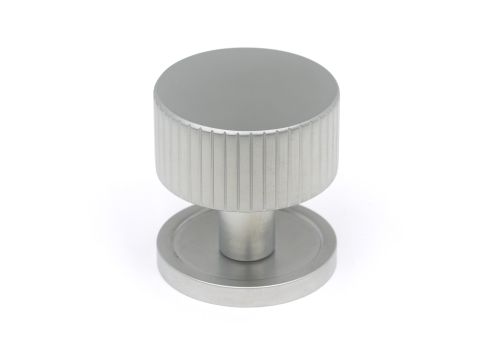 Click Here To Enlarge This Photo Of 50415 From the Anvil Satin Chrome Judd Cabinet Knob - 32mm &lpar;Plain&rpar;