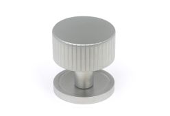 50415 From the Anvil Satin Chrome Judd Cabinet Knob - 32mm &lpar;Plain&rpar;