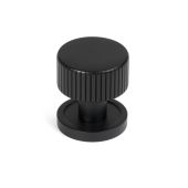 50424 From the Anvil Matt Black Judd Cabinet Knob - 25mm &lpar;Plain&rpar;
