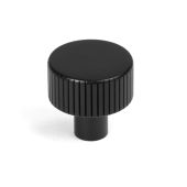 50425 From the Anvil Matt Black Judd Cabinet Knob - 25mm &lpar;No rose&rpar;