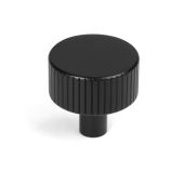 50428 From the Anvil Matt Black Judd Cabinet Knob - 32mm &lpar;No rose&rpar;