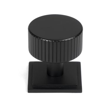 Click Here To Enlarge This Photo Of 50429 From the Anvil Matt Black Judd Cabinet Knob - 32mm &lpar;Square&rpar;