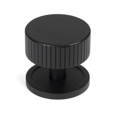 Click Here To Enlarge This Photo Of 50430 From the Anvil Matt Black Judd Cabinet Knob - 38mm &lpar;Plain&rpar;