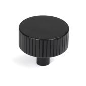 50431 From the Anvil Matt Black Judd Cabinet Knob - 38mm &lpar;No rose&rpar;