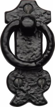 Click Here To Enlarge This Photo Of TC458 M&period;Marcus M&period;Marcus The Tudor Collection Cabinet Ring Pull on Plate Black Iron