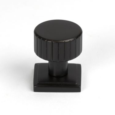 Click Here To Enlarge This Photo Of 50450 From the Anvil Aged Bronze Judd Cabinet Knob - 25mm &lpar;Square&rpar;