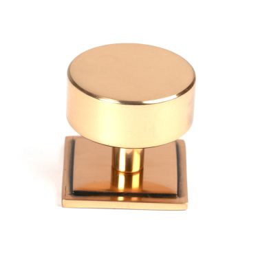 Click Here To Enlarge This Photo Of 50468 From the Anvil Polished Bronze Kelso Cabinet Knob - 38mm &lpar;Square&rpar;