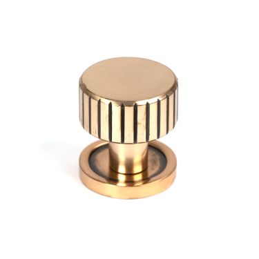 Click Here To Enlarge This Photo Of 50472 From the Anvil Polished Bronze Judd Cabinet Knob - 25mm &lpar;Plain&rpar;