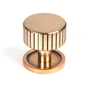 Click Here To Enlarge This Photo Of 50475 From the Anvil Polished Bronze Judd Cabinet Knob - 32mm &lpar;Plain&rpar;