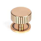 50478 From the Anvil Polished Bronze Judd Cabinet Knob - 38mm &lpar;Plain&rpar;