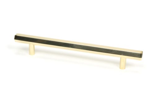 Click Here To Enlarge This Photo Of 50496 From the Anvil Polished Brass Kahlo Pull Handle - Medium 160mm c&sol;c