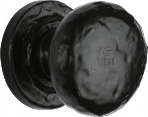 Click Here To Enlarge This Photo Of TC532 32 M&period;Marcus The Tudor Collection Cabinet Knob Rustic Round Design 32mm Black Iron
